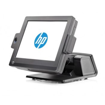   HP RP7 Retail System Model 7800 Intel Celeron G540 2,5GHz 4GB DDR3 RAM 0GB HDD Wlan 15' Touchscreen LCD POS Sistema di cassa