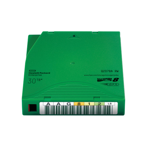 HPE Ultrium LTO-8 Tape 30TB RW Cassetta dati Data Cartridge HPE Q2078A