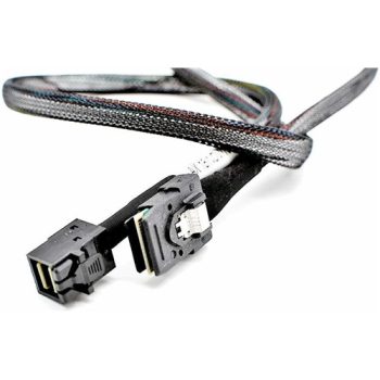   Internal Dual Mini-SAS SFF-8087 to Mini-SAS SFF-8643 12Gbps 1M Backplane Cable Cavo