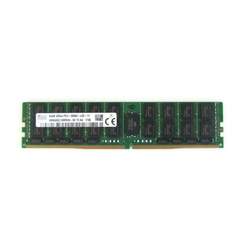 64GB DDR4 PC4 21300R 2666V 4Rx4 ECC CL19 288-pin 1,2V LRDIMM RAM HMAA8GL7AMR4N-VK Server & Workstation Memory
