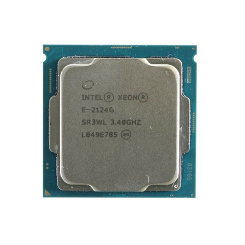 Intel Xeon 4Core E-2124 3.3GHz 4Threads maxTurbo 4.3GHz FCLGA1151 8MB Cache 8GT/s maxTDP 71W CPU SR3WQ Processzor