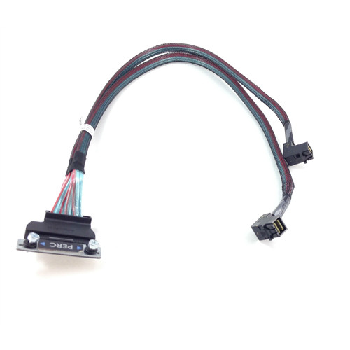 Dell Perc Internal Dual Mini SAS SFF-8643 45cm Cable for PowerEdge Server R740xd 24SFF Backplane Dell 0JTKYP Cavo 