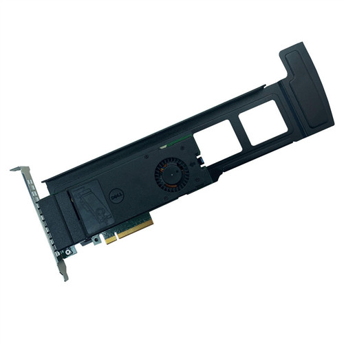 Dell DPWC310 SSD Dual Port NVMe M.2 2280 PCIe Adapter Card Dell 08PVDC 0XGWDN w/ Heatsink 70R79 for workstation