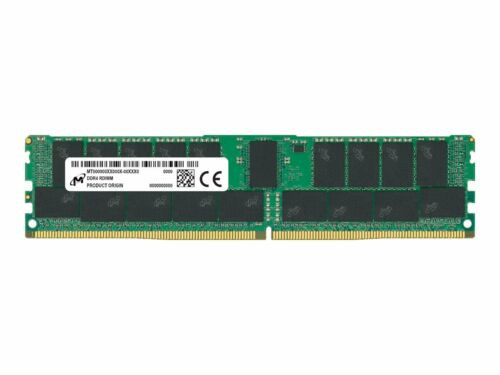 32GB DDR4 PC4 25600R 3200AA 2Rx4 4G ECC 288Pin CL22 1,2V DIMM RAM MTA36ASF4G72PZ-3G2J3 Dell SNP75X1VC/32G Server & Workstation Memory